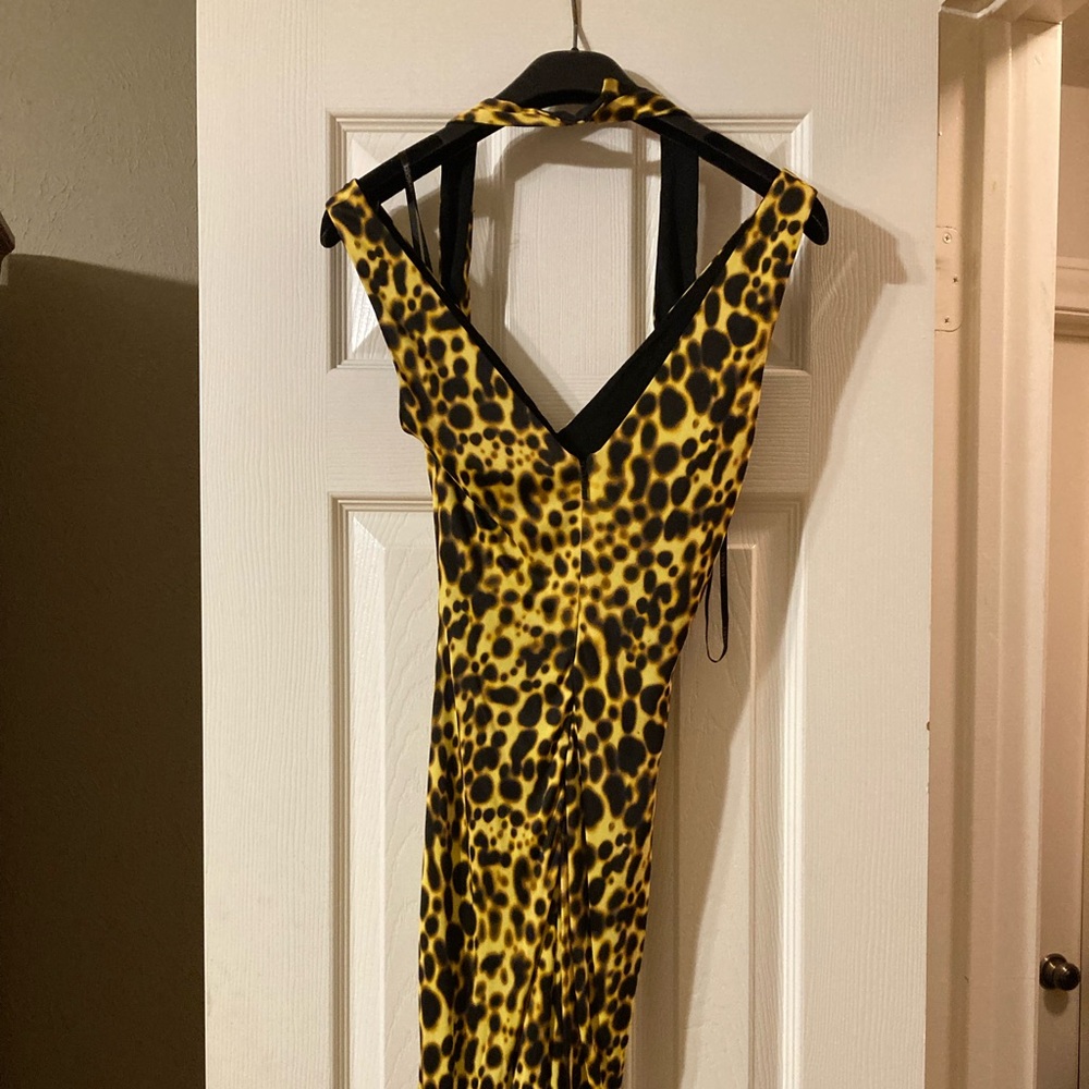 Versace Leopard hot sexy Las Vegas dress!!!!